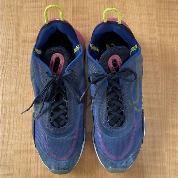 Nike Air Max 2090 Women’s Blue Void Active Fuchsia Sneakers Size 11.5 Running - Picture 4 of 12